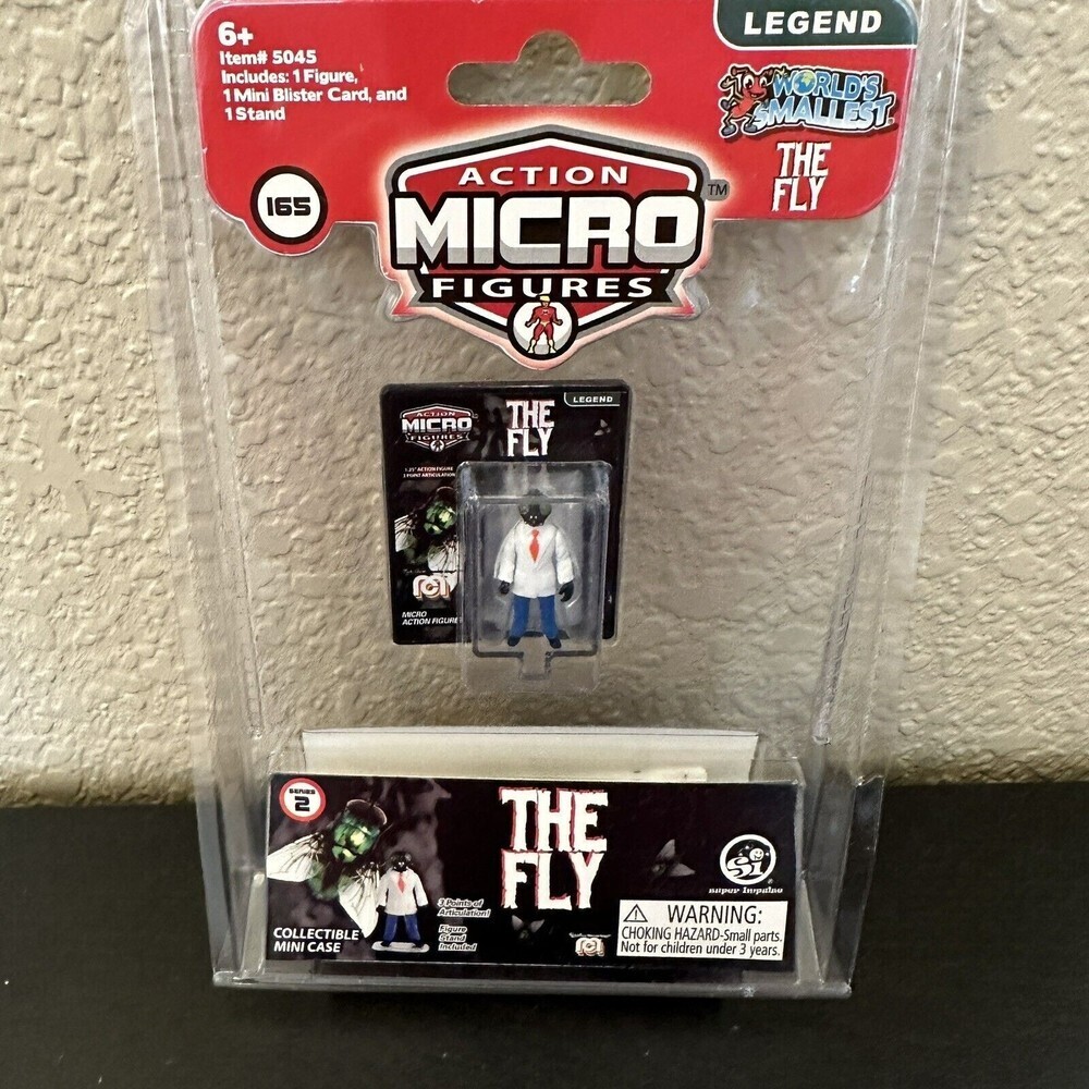 Worlds Smallest Toys The Fly New In‎ Package Micro Action Figures Moveable Movie